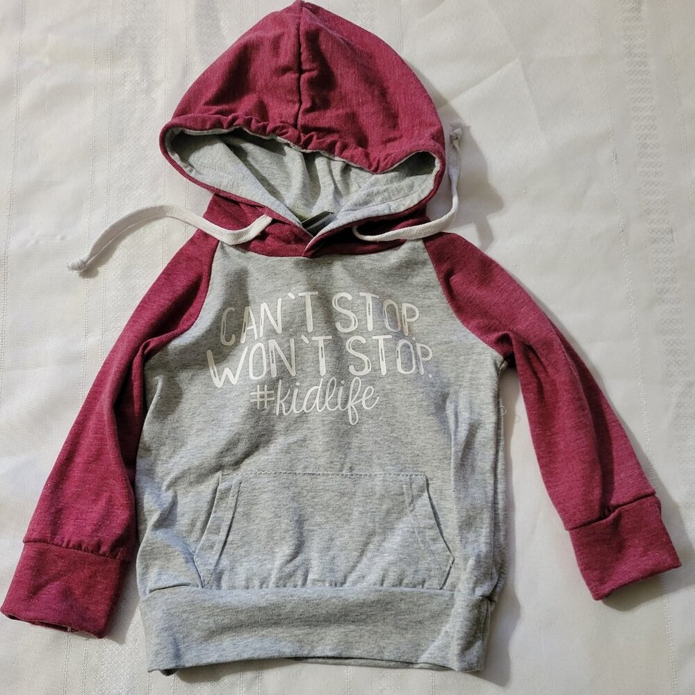 Boutique choice Kids Hooded Lightweight top NWT. Mixed Bin Z29